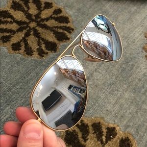 Ray Ban mirrored sunglasses